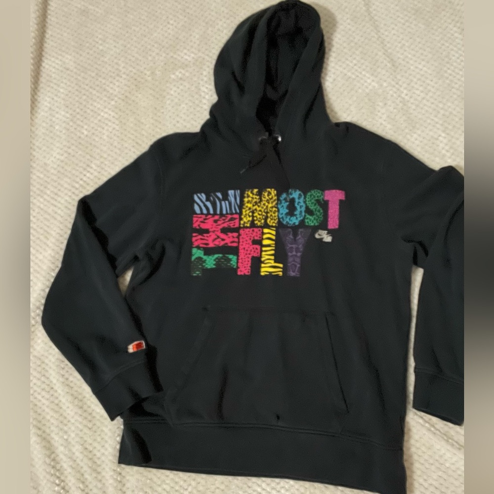 Nike Black Graphic Hoodie
